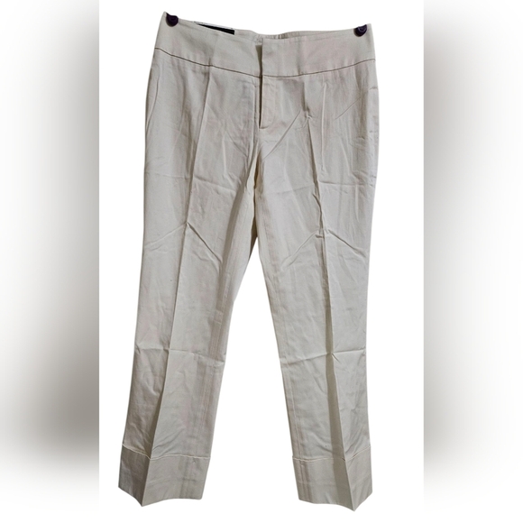 BANANA REPUBLIC Martin Fit Lower Waist  Cuffed Bottom Trousers. Size 4. NWT - Picture 1 of 10